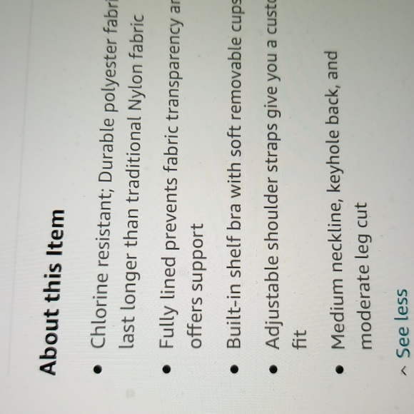 NWT BALEAF ATHLETIC TRAINING ADJUSTABLE STRAP CHLORINE RESISTANCE - Picture 13 of 15